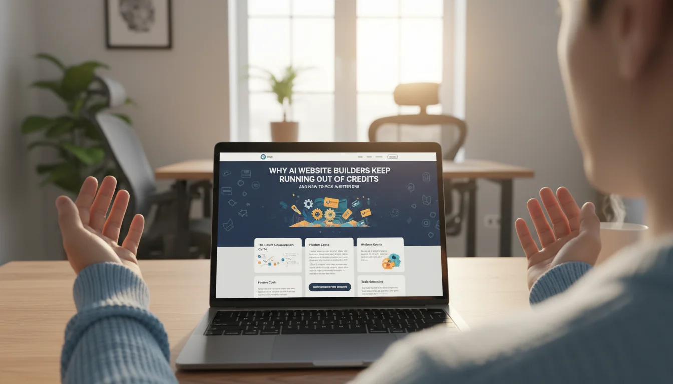 Why AI Website Builders Burn Through Credits So Fast (And What to Do About It)